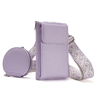 Women's Small Shoulder Crossbody Zipper Bag Coin Purse Simple Fashion Phone Bag