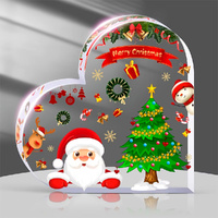 2 Pack Christmas Decor Indoor Xmas Decor For Table Office Desk Mantle Shelf