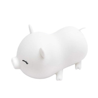 Silicone Unique Pig Night Light USB Charging Bedside Patting Light LED Light