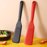2PCS Silicone Frying Shovel Kitchen Pancake Fried Egg Transfer Shovel Steak Shovel Baking Tools