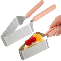 2pcs Cake Cutter Stainless Steel Cake Knife And Server With Double Handle