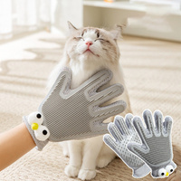 Durable Double-sided Pet Grooming Gloves Massage Bath Comb Dogs Hair Brush