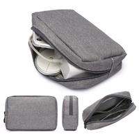 2 Pack Travel Cable Organizer Pouch Electronic Accessories Carry Case Cord Bag