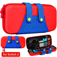 Eva Storage Nintendo Switch2 Carrying Case With 10 Game Holders For Mario