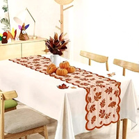 2 Pack Thanksgiving Table Runner Fall Table Runner Thanksgiving Decorations