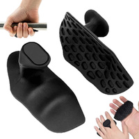 2Pair Workout Gloves Silicone Palm Grip Cross Training Palm Grip Hand Protection