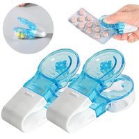 4 Pack Portable Pill Taker Remover Anti Pollution Artifact Medication Dispenser
