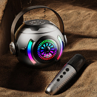 Karaoke Singing Karaoke Wireless Bluetooth Speaker with Color Light Music Player