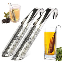 2Pcs Stainless Steel Tea Infuser Filter with Hanging Hook Handle Tea Diffuser for Leaf Teas & Coffee