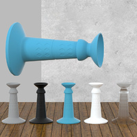 5Pcs Silicone Self Adhesive Door Stopper Bumper Door Suction Door Rear Retainer