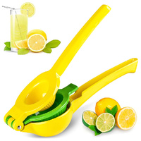 2 In-1 Manual Clip Press Juicer Lemon Lime Squeezer Hand Juicer Lemon Squeezer