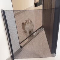 Mesh Gates For Pets Magic Pet Gate Portable Puppy Safety Fence Guard for Doorway