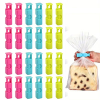 24pcs Food Sealing Clips Snack Bag Clips Moisture-Proof Fresh-Keeping Clips