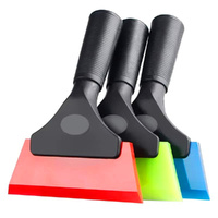 3pcs Clean Scraper Shovel Multifunction Auto Window Tints Soft Rubber Scraper