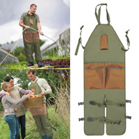 Garden Leg Protection Apron Garden Trimming Multi-Pocket Outdoor Picking Apron