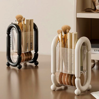 2 Pack Makeup Brush Holder Lipstick Eyebrow Multi-Functional Pencil Holder Eye Shadow Storage Box