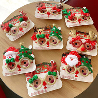 8Pcs Christmas Glasses Frame Santa Claus Xmas Tree Eyeglasses Party Decorations