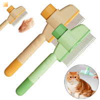 2 Pack Cat Brush For Shedding Cat Brush For Long Or Short Haired Cat Hair Brush