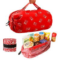 3pcs Portable Big Folding Shopping Bag Eco-Friendly Handbag Reusable One Bag