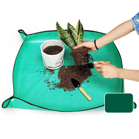 2Pcs Waterproof Foldable Planting Mat Garden Mat Garden Potting Pad for Flowerpot Plant Garden Tools