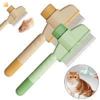 2 Pack Cat Grooming Massage Brush Pet Comb Professional Dog Hair Removal Brush