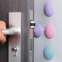 12pcs Door Handle Silicone Bumper Pads Self-Adhesive Wall Protector Silent Door Stopper