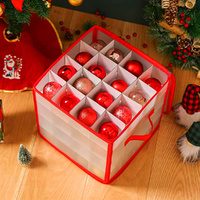 64-Grid Baubles Storage Box Christmas Balls Storage Bauble Storage Divider Toys Storage Box