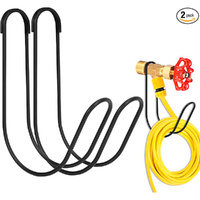 2 Pcs Garden Flexible Hose Holder Water Hose Hanger Wall Mounted Hose Storage Hook