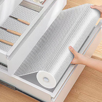2Pcs Shelf Liners 45*300cm Kitchen Drawer Mats EVA Cupboard Protector Cabinet Refrigerator Liner