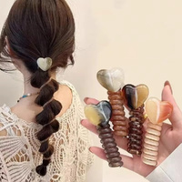 20pcs Ponytail Elastic Hair Bands Rubber Ties Bundle Scrunchies Telephone Wire Hair Bands