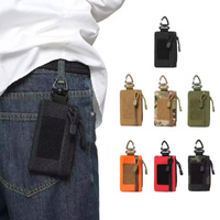 7pcs Outdoor Hiking Waist Bag Lightweight Zipper Pouch For Keys & Coins Utility Belt Pack