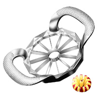 Apple Slicer 12-Blade Apple Corer Heavy Duty Stainless Steel Apple Cutter And Divider