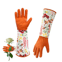 1 Pair Long Gardening Gloves Women Thorn Proof Gloves Puncture Resistant Garden Sleeves