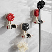 4 Pack Shower Head Holder with Suction Cup for Home Use Adjustable and Drill-Free Installation