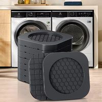 4pcs Anti Vibration Feet Pad Rubber Mat Anti Slip Silent Dampers Stand Washing Machine Foot Pad