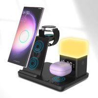 6 in 1 Wireless Charger for Samsung Charging Station & Android Multiple Devices