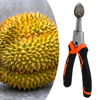 2 Pack Iron Durian Pliers Fruit Peeling Durian Pliers Melon Opener Peel Breaking Shell Puller