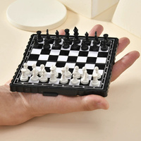 2 Pack Portable Magnetic Chess Set Educational Board Game Foldable International Chess Games