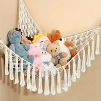 Stuffed Animal Storage Hammock or Net Corner  Toy Hammock Net