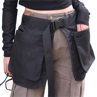 Waist Belt Apron Bag with Multi-pocket and Adjustable Belt  Storage Waist Pocket for Gardening