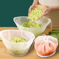 3 Pack Dumpling Filler Squeezer Squeeze Stuffing Bag Home Cabbage Draining Bag Soy Milk Filter Bag