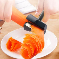 4 Pack Spiral Vegetable Slicer And Peeler Kitchen Tool For Carrots Radishes Potatoes