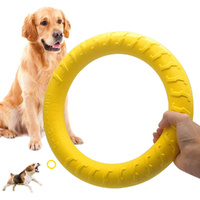 2 Pack Dog Toy Training Ring Puller Bite Resistant Pet Chew Toy Interactive Toy