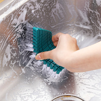 2 Pack Multifunctional Cleaning Brush No Dead Corner Scrub Tool For Bathroom Kitchen Floor