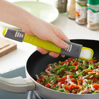 2Pcs Kitchen Adjustable Measuring Spoons with Scale Eight Stalls Measuring Spoon