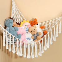 Stuffed Animal Hammock Corner Storage Hammock Plushie Net Stuffed Animal Hanging Organizer