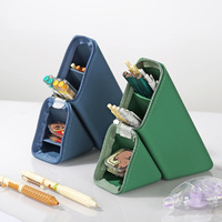 2 Pack Stylish Silicone Pen Holder Portable Pencil Case Desktop Pencil Organizer