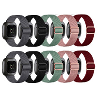 10 Pack Stretchy Band Compatible With Apple Watch Bands Se/5/4/3/2/1 38/40/41/42 44/45/46/49 MM