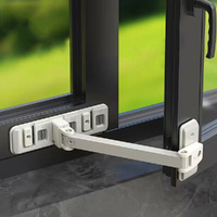 Home Safety Lock Buckle Windows Limit Holder Sliding Door Locks Anti-Falling Security