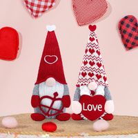 2 Pack Christmas Decorations Valentines Day Gnome Decor Valentine Gnomes Plush Home Table Ornaments
